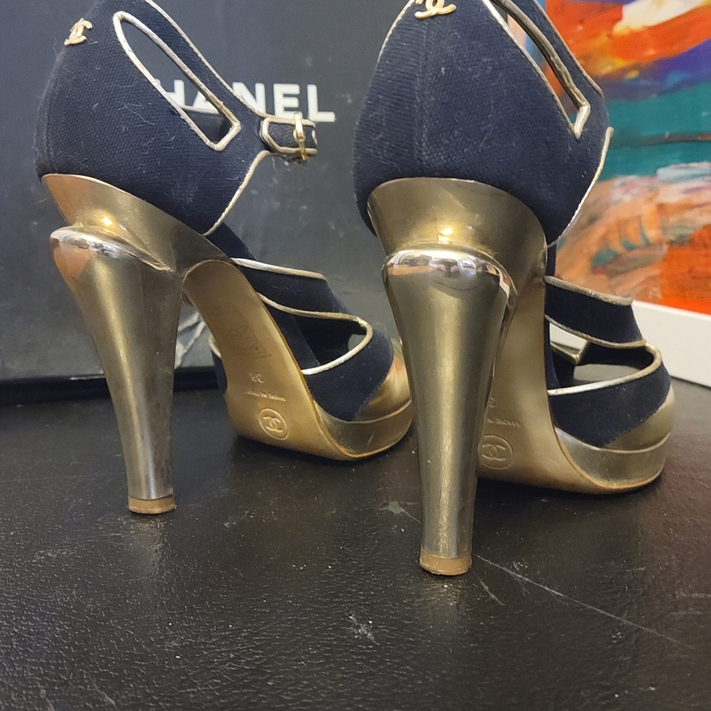 Authentic Chanel Stylish, Based On Platform Very … - image 5